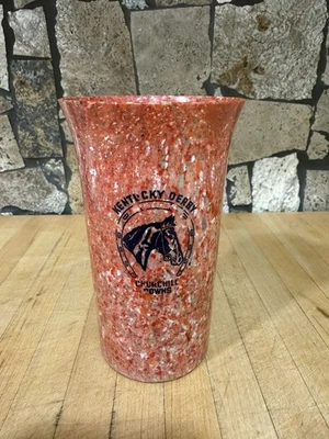 Orange / Red Beetleware Bakelite Kentucky Derby Glass - Image 1 of 4