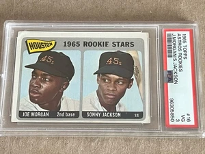 Topps Baseball 1965 #16 Astros Rookies J. Morgan/S. Jackson PSA 3 en muy buena condición - Imagen 1 de 3