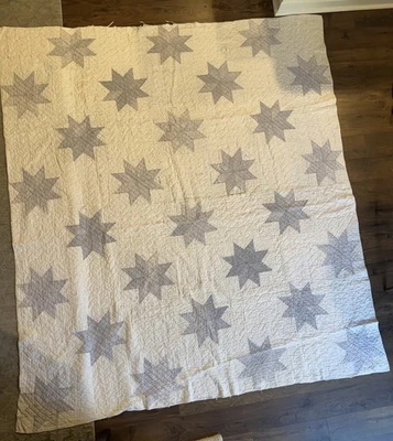 Early America Antique Handmade Quilt - Image 1 of 4