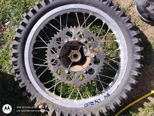 1984 Kawasaki Kdx200 Rear Rim Nice And Straight - Picture 1 of 3