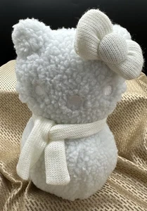 Hello Kitty All Winter White Snowman Plush Sanrio 9.5 Inches - Picture 1 of 6