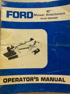 Ford 42" Mower Attachment Model 09GN3659 Operator's Manual - Picture 1 of 1