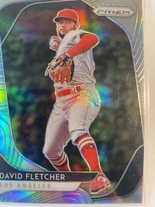 2020 Panini Prizm Baseball David Fletcher Silver Prizm #14 Angels - Picture 1 of 1