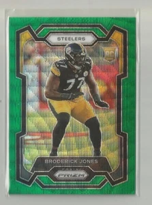 2023 Panini Prizm BRODERICK JONES Green Wave Prizm - Picture 1 of 1