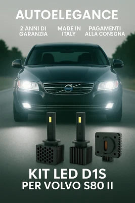 ⭐KIT XENON D1S 6000K ANABBAGLIANTI PER VOLVO S80 II – LUCE BIANCA POTENTE⭐ - Imagen 1 de 4