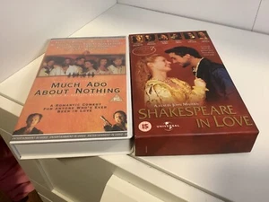 Shakespeare Bundle. Shakespeare In Love. Much Ado About VHS Video Cassette Tape. - Picture 1 of 14