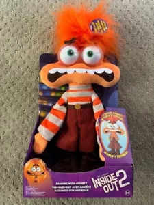 Inside Out 2 Shaking With Anxiety Feature Plush Doll talks shakes poseable NIB - Picture 1 of 2