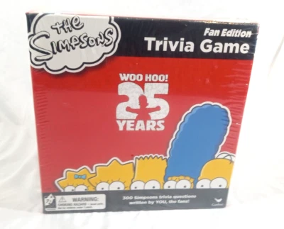 The SIMPSONS Trivia Board Game Fan Edition Woo Hoo 25 Years NEW SEALED - Image 1 of 4
