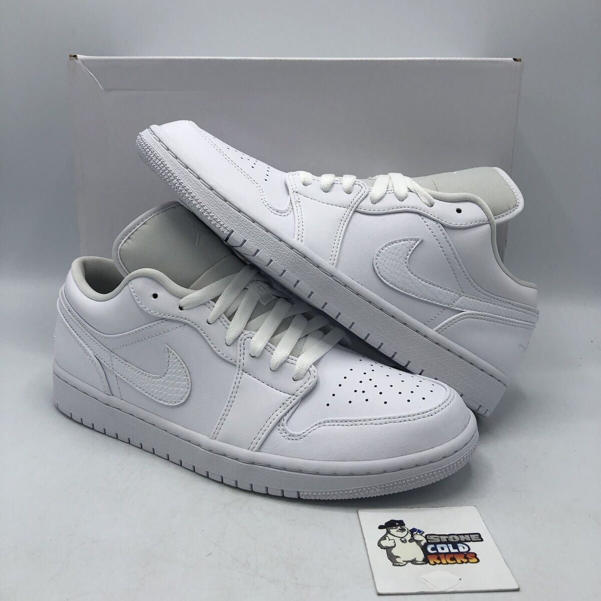 Jordan 1 Low Triple White 2020 for Sale | Authenticity Jordan 1 Low Triple White 2020 for Sale | Authenticity