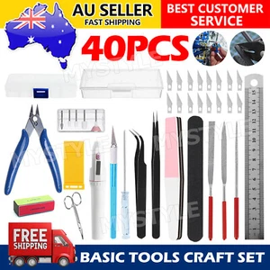 40PCS Basic Tools Craft Set For Hobby Model Building Kit Grinding FOR GUNDAM AU - Picture 1 of 8