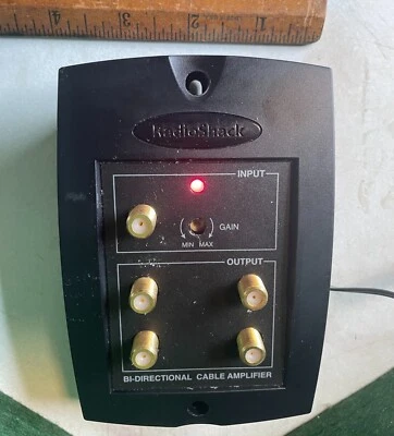 Radio Shack Bi-Directional Cable Amplifier Catalog Number 15-1197 - Image 1 of 2