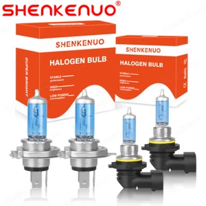 H4 9006 Halogen Headlight Fog Light Bulbs Combo Kit For Subaru Forester 1998-02 - Foto 1 di 13