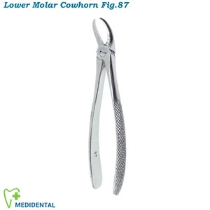 Quirúrgico Fig.87 Extracción Dental Fórceps Baja Agarre Dep Oral Cirugía Pinza - Imagen 1 de 4