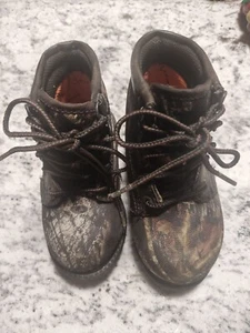 Rocky Kids Youth Bear Claw Camo Lace Up Boots 7W - Picture 1 of 5