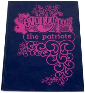 PARKWAY JUNIOR HIGH SCHOOL 1974 YEARBOOK La Mesa California CA PJHS Patriots 70s - Picture 1 of 4