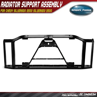 Conjunto de soporte de radiador de aluminio para Chevy Silverado GMC Sierra 2500 1999-2002 Foto 1 de 4