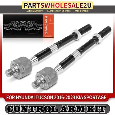 2x Front Inner Tie Rod End for Hyundai Tucson 2016-2023 Kia Sportage 2017-2023 - Image 1 of 4