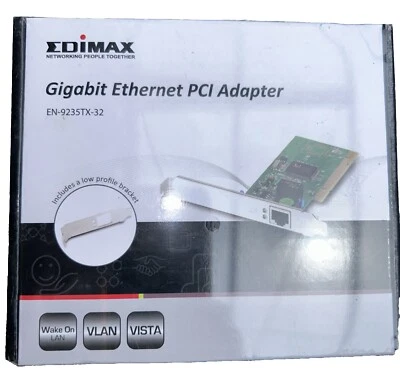 Edimax Gigabit Ethernet PCI Network Adapter EN-9235TX-32 NEW - Image 1 of 3