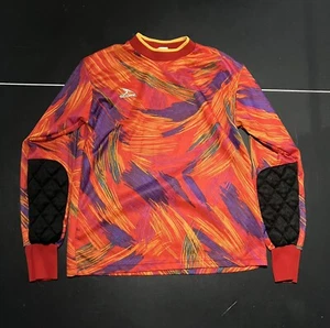 Score Goalkeeper Soccer Jersey Mens S Colorful Psychedelic Elbow Pads USA Made - Picture 1 of 4