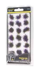 Woodland Scenics Grass Tufts - Violet Flowering # FS772 - Picture 1 of 3
