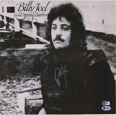 Billy Joel Autographed Cold Spring Harbor Album Cover BAS Cover