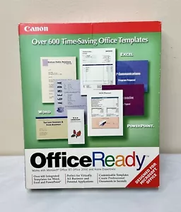 Canon OfficeReady PC CD Templates MS Word Excel PowerPoint Business Documents - Picture 1 of 5