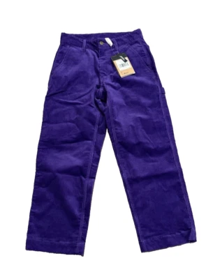 Pantalones de pana North Face para mujer 0 recortes púrpura calce relajado utilitario carpintero Foto 1 de 4