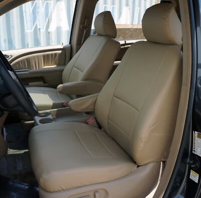 для HONDA ODYSSEY 2005-2010 IGGEE S.LEATHER ЗАКАЗ 2 ПЕРЕДНИХ СИДЕНЬЯ ЧЕХЛЫ 13 ЦВЕТОВ - Изображение 1 из 4