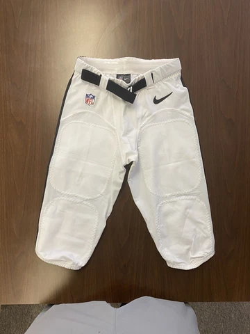 Philadelphia Eagles Team Issued Nike NFL Jersey Pants with Belt Sz 30 Game White Cover