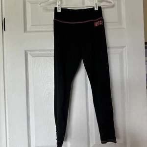 Justice Girls Leggings Size 8 Black - Picture 1 of 4