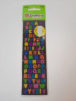 New Vintage SandyLion Sticker Prismatic Alphabet Stickers Letters Torn Sticker - Image 1 of 4