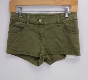 Zadig & Voltaire Shorts Kids Cotton Blend Olive Green Size M Girls 16 Years - Picture 1 of 8