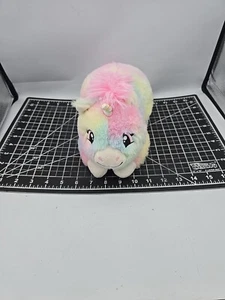 Russ Hug a Pet Rainbow Unicorn 12" Plush Stuffed Animal Toy Hand Warmer - Picture 1 of 8