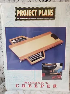 Planes de proyecto Workbench Mechanic's Creeper Nuevo en el paquete - Vintage - Imagen 1 de 2