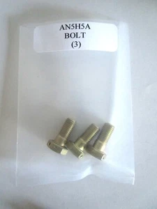 AN5H5A Hex Bolt 5/16-24 x 23/32 Drilled Head Plated Steel - Lot of 3 - Picture 1 of 4