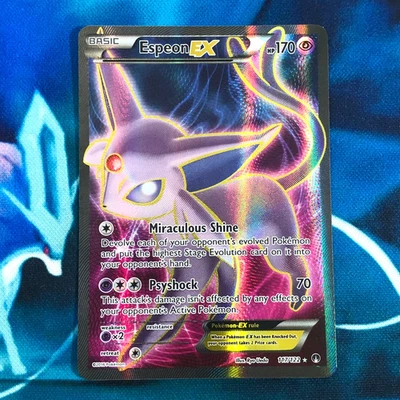 Espeon EX - 117/122 - Full Art Rare Holo BREAKpoint - Pokemon Card - LP - Image 1 of 4