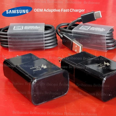 1-2X USB C Android Charger Plug & Cable For Samsung S10/S20/S21/S22+/A15 A16 A55 - Image 1 of 4