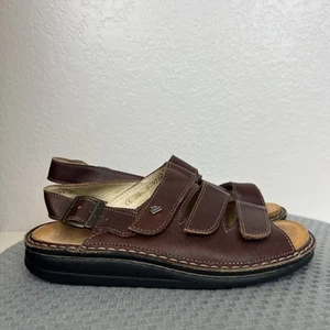 Finn Comfort Shoes Womens Size 35 Brown Leather Sandals Adjustable Strap Germany - Picture 1 of 13