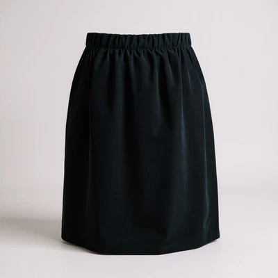 Falda de terciopelo vintage Eileen Fisher etiqueta negra pequeña verde esmeralda Foto 1 de 4