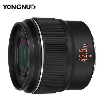 YONGNUO YN42.5mm F1.7M II Auto Focus Fixed Prime Lens for M4/3 M43 Mount Camera - Image 1 of 4