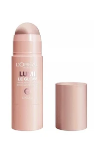 L'OREAL Lumi Le Glass 640 Glowy Sparkling Rose Highlighter Stick 0.17 oz - Picture 1 of 2