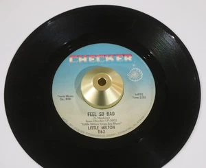 LITTLE MILTON 45 Feel So Bad / You Colored My Blues CHECKER 1162 Funk Soul R&B - Picture 1 of 6