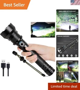 Torcia LED Super Luminosa 90.000 Lumen con 5 Modalità - Perfetta per Emergenze - Foto 1 di 9