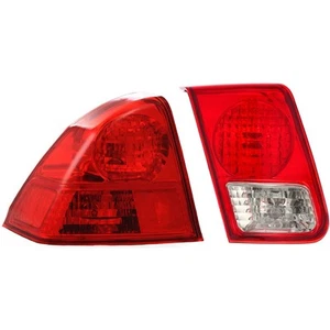 Pair Tail Lights Taillights Taillamps Brakelights Set of 2 Driver Left Side - Picture 1 of 15