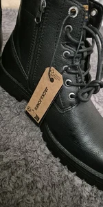 Boots Stiefel Mens Cognac Schwarz Gr.42 - Bild 1 von 4