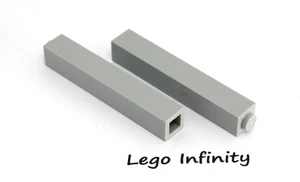 8 LEGO Ladrillo Gris Claro 1 x 1 x 5 Bloque Poste Pared Perno Sólido (2453) 8 Piezas - Imagen 1 de 2
