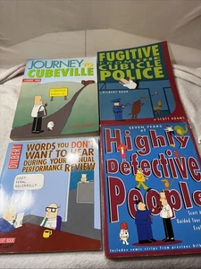 Lot Of 4 Dilbert Books By Scott Adam’s - Picture 1 of 6