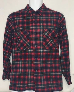 Pendleton Vintage Wollhemd Damen Größe Large rot grün kariert Langarm - Bild 1 von 8