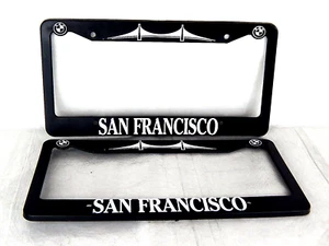 BMW San Francisco CA Vehicle Dealer License Plate Frame - Picture 1 of 20