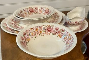 Johnson Bros Serving Platters Vegetable Bowls & Gravy Boat Set - Picture 1 of 10